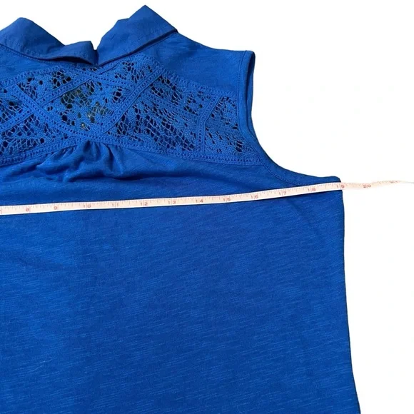 NorthCrest NWT - Womens Sleeveless Button Up Tank Sz. SM - Picture 6 of 7